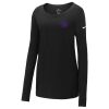 Ladies Core Cotton Long Sleeve Scoop Neck Tee Thumbnail