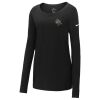 Ladies Core Cotton Long Sleeve Scoop Neck Tee Thumbnail