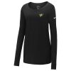 Ladies Core Cotton Long Sleeve Scoop Neck Tee Thumbnail