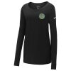 Ladies Core Cotton Long Sleeve Scoop Neck Tee Thumbnail