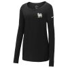 Ladies Core Cotton Long Sleeve Scoop Neck Tee Thumbnail
