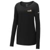 Ladies Core Cotton Long Sleeve Scoop Neck Tee Thumbnail