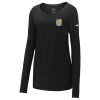Ladies Core Cotton Long Sleeve Scoop Neck Tee Thumbnail