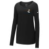 Ladies Core Cotton Long Sleeve Scoop Neck Tee Thumbnail