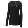 Ladies Core Cotton Long Sleeve Scoop Neck Tee Thumbnail