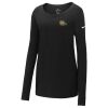 Ladies Core Cotton Long Sleeve Scoop Neck Tee Thumbnail