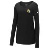 Ladies Core Cotton Long Sleeve Scoop Neck Tee Thumbnail