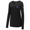 Ladies Core Cotton Long Sleeve Scoop Neck Tee Thumbnail