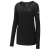Ladies Core Cotton Long Sleeve Scoop Neck Tee Thumbnail