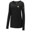 Ladies Core Cotton Long Sleeve Scoop Neck Tee Thumbnail
