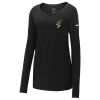 Ladies Core Cotton Long Sleeve Scoop Neck Tee Thumbnail