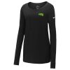 Ladies Core Cotton Long Sleeve Scoop Neck Tee Thumbnail