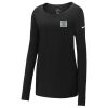 Ladies Core Cotton Long Sleeve Scoop Neck Tee Thumbnail