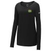 Ladies Core Cotton Long Sleeve Scoop Neck Tee Thumbnail