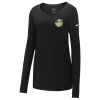 Ladies Core Cotton Long Sleeve Scoop Neck Tee Thumbnail