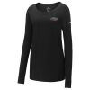Ladies Core Cotton Long Sleeve Scoop Neck Tee Thumbnail