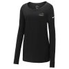 Ladies Core Cotton Long Sleeve Scoop Neck Tee Thumbnail