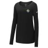 Ladies Core Cotton Long Sleeve Scoop Neck Tee Thumbnail