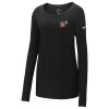 Ladies Core Cotton Long Sleeve Scoop Neck Tee Thumbnail