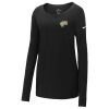 Ladies Core Cotton Long Sleeve Scoop Neck Tee Thumbnail