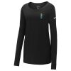 Ladies Core Cotton Long Sleeve Scoop Neck Tee Thumbnail