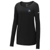 Ladies Core Cotton Long Sleeve Scoop Neck Tee Thumbnail