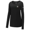Ladies Core Cotton Long Sleeve Scoop Neck Tee Thumbnail