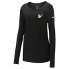 Ladies Core Cotton Long Sleeve Scoop Neck Tee Thumbnail