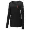 Ladies Core Cotton Long Sleeve Scoop Neck Tee Thumbnail