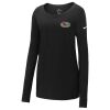 Ladies Core Cotton Long Sleeve Scoop Neck Tee Thumbnail