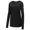 Ladies Core Cotton Long Sleeve Scoop Neck Tee Thumbnail