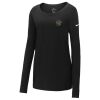Ladies Core Cotton Long Sleeve Scoop Neck Tee Thumbnail