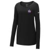 Ladies Core Cotton Long Sleeve Scoop Neck Tee Thumbnail
