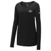 Ladies Core Cotton Long Sleeve Scoop Neck Tee Thumbnail