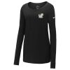 Ladies Core Cotton Long Sleeve Scoop Neck Tee Thumbnail