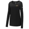 Ladies Core Cotton Long Sleeve Scoop Neck Tee Thumbnail