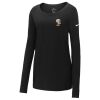 Ladies Core Cotton Long Sleeve Scoop Neck Tee Thumbnail