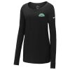 Ladies Core Cotton Long Sleeve Scoop Neck Tee Thumbnail