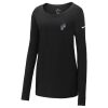 Ladies Core Cotton Long Sleeve Scoop Neck Tee Thumbnail