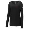 Ladies Core Cotton Long Sleeve Scoop Neck Tee Thumbnail