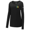 Ladies Core Cotton Long Sleeve Scoop Neck Tee Thumbnail