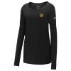 Ladies Core Cotton Long Sleeve Scoop Neck Tee Thumbnail