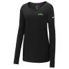 Ladies Core Cotton Long Sleeve Scoop Neck Tee Thumbnail