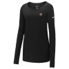 Ladies Core Cotton Long Sleeve Scoop Neck Tee Thumbnail