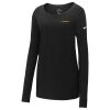 Ladies Core Cotton Long Sleeve Scoop Neck Tee Thumbnail