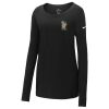 Ladies Core Cotton Long Sleeve Scoop Neck Tee Thumbnail