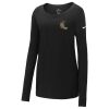 Ladies Core Cotton Long Sleeve Scoop Neck Tee Thumbnail