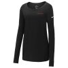 Ladies Core Cotton Long Sleeve Scoop Neck Tee Thumbnail