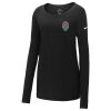 Ladies Core Cotton Long Sleeve Scoop Neck Tee Thumbnail
