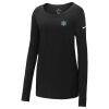 Ladies Core Cotton Long Sleeve Scoop Neck Tee Thumbnail